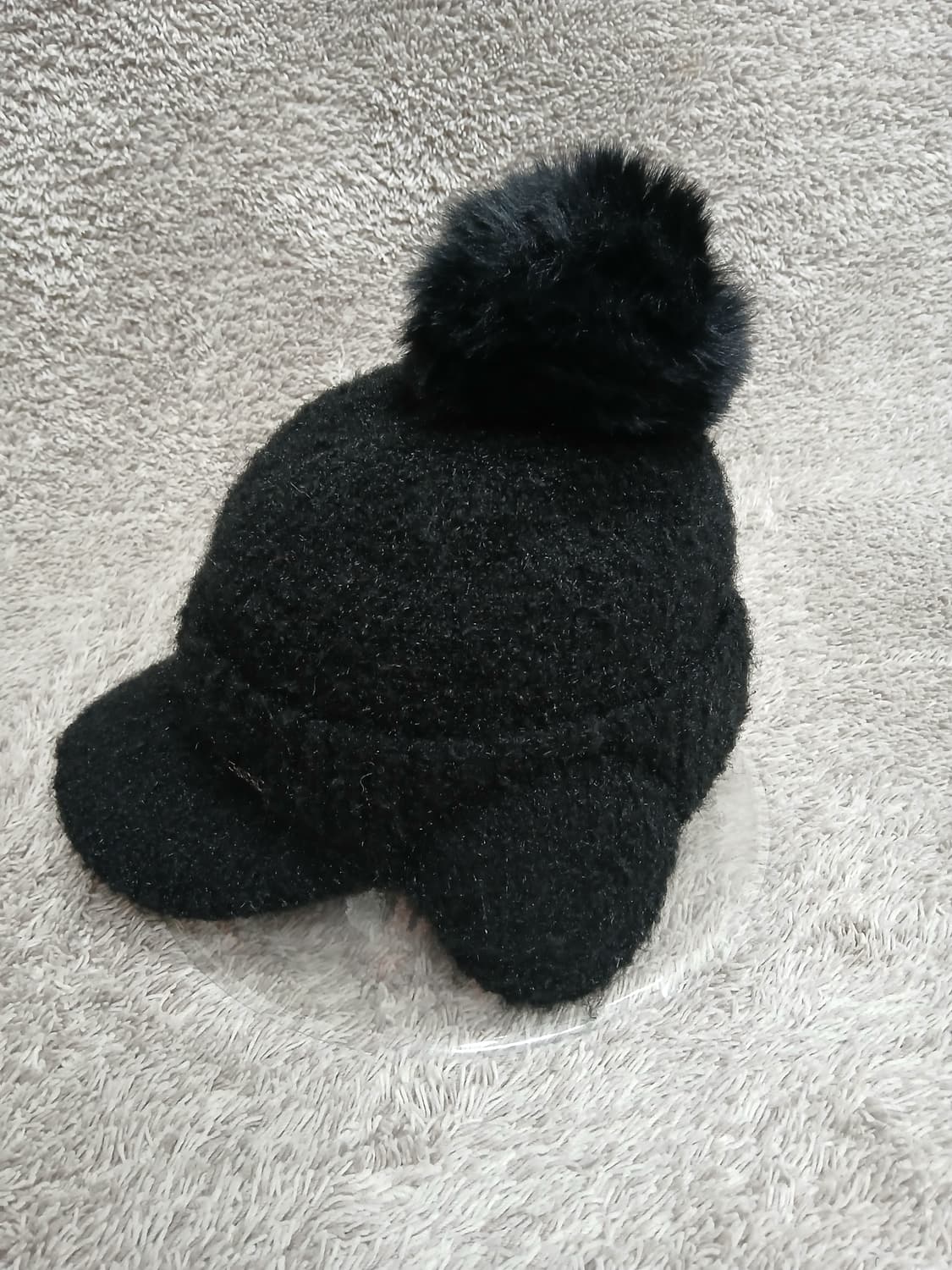 크로커다일 폼폼 블랙 캡모자 상품이미지1