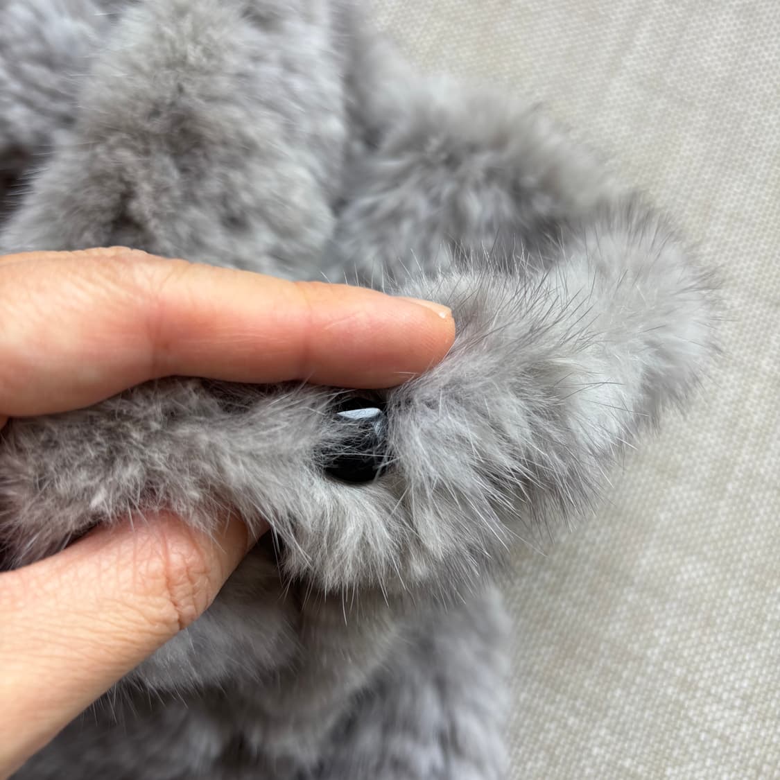 천연 밍크 워머 목도리 그레이 상품이미지8