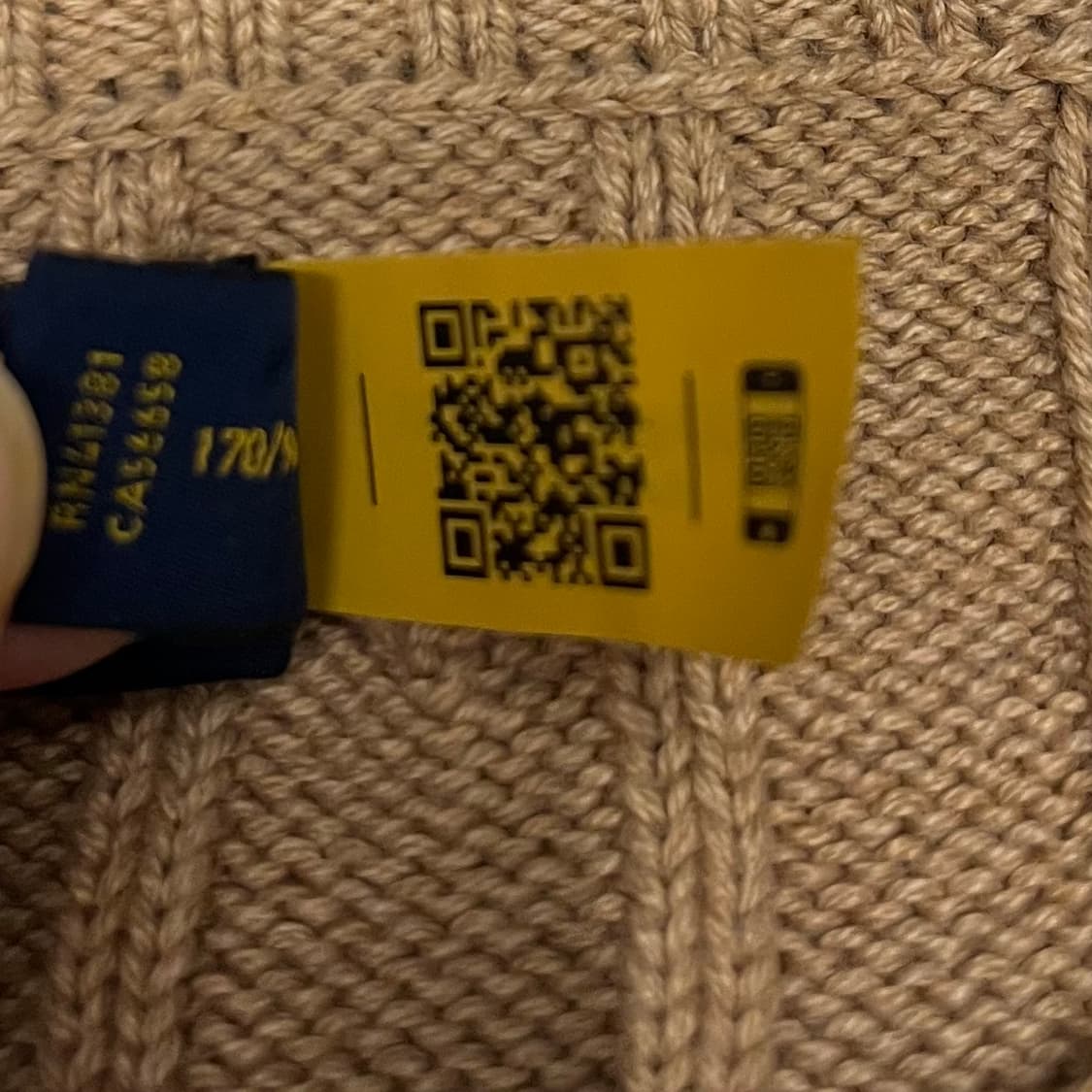 폴로 랄프로렌 케이블 니트 브라운 상품이미지7