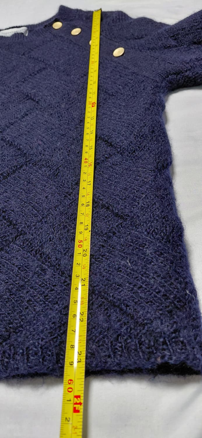 TOMORROWLAND 투모로우랜드 네이비 버튼 니트 M (무료배송) 상품이미지9