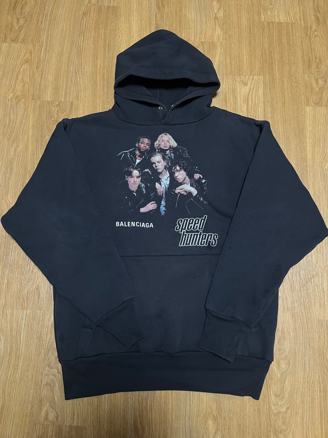 [S] 18FW 발렌시아가 스피드헌터 후드티 오버핏 상품이미지3