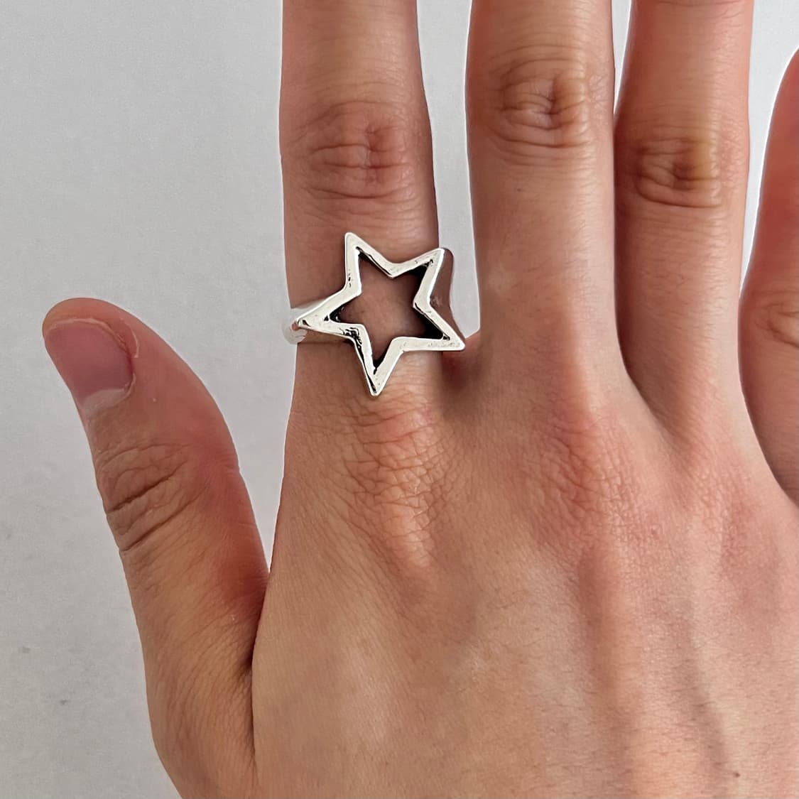 스타 볼드 반지 상품이미지2