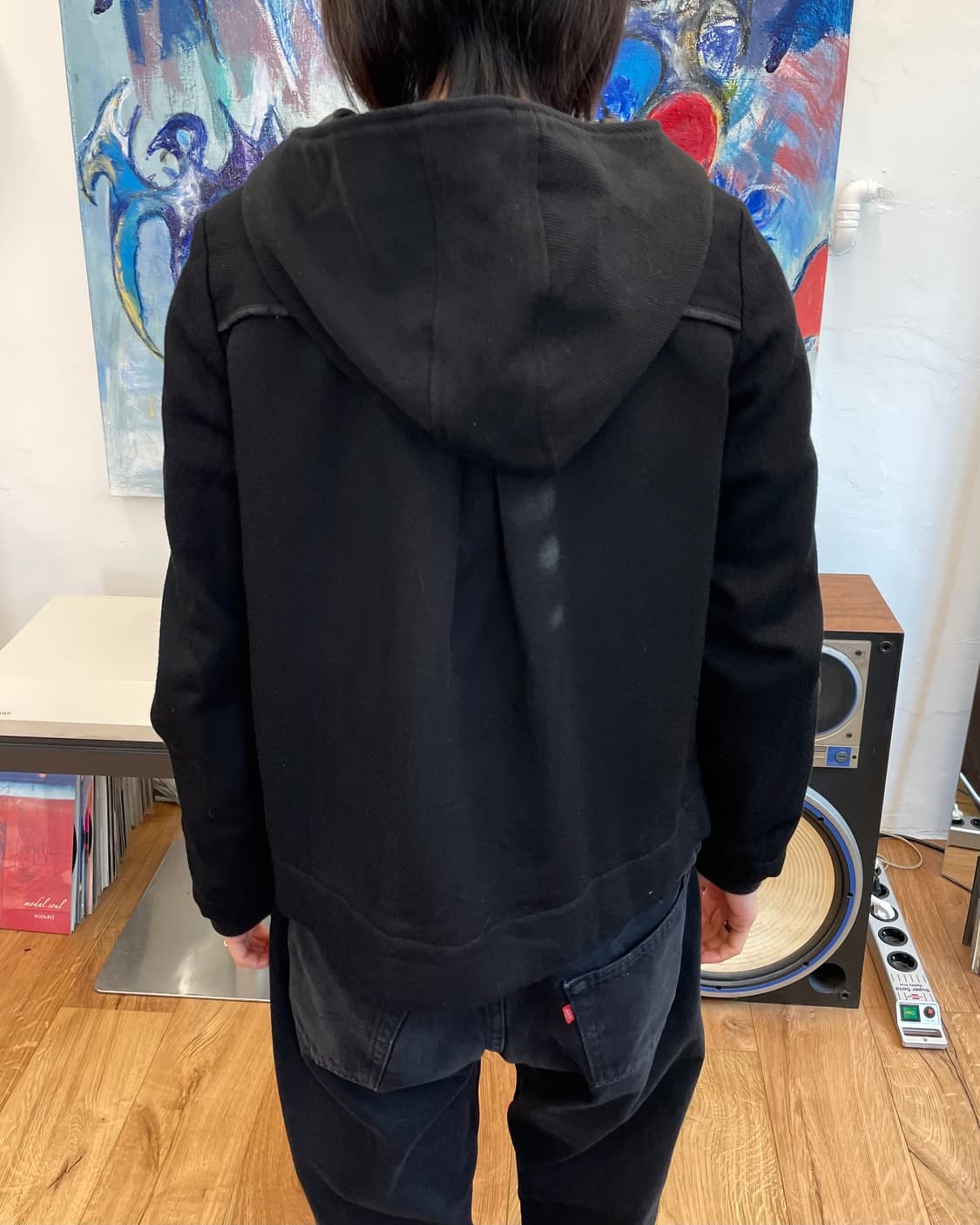 [S] 디젤 울 후드 숏 자켓 상품이미지4