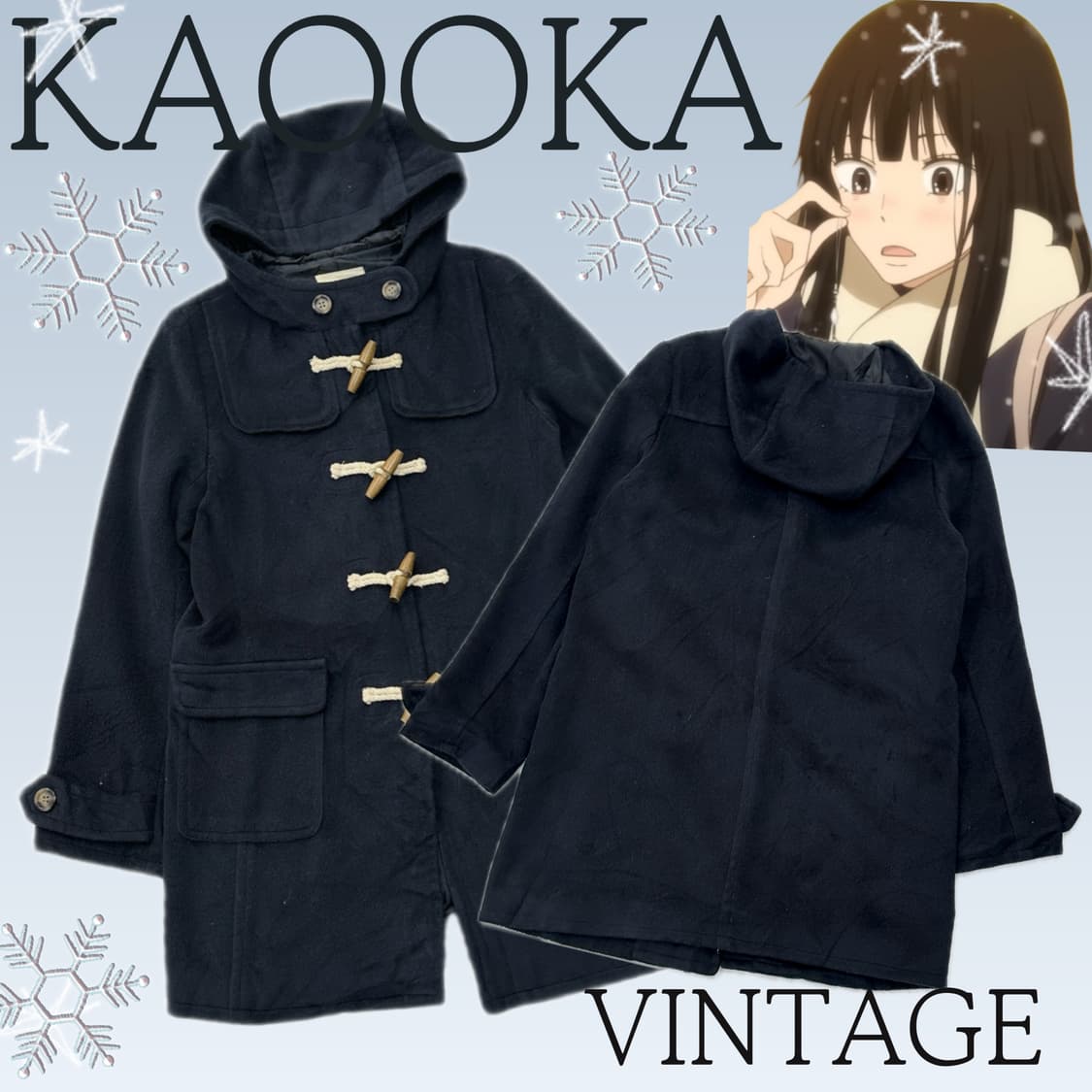 ❄️사와코의 네이비 떡볶이 코트❄️ 떡코 데일리 베이직 그런지 너닿 상품이미지1