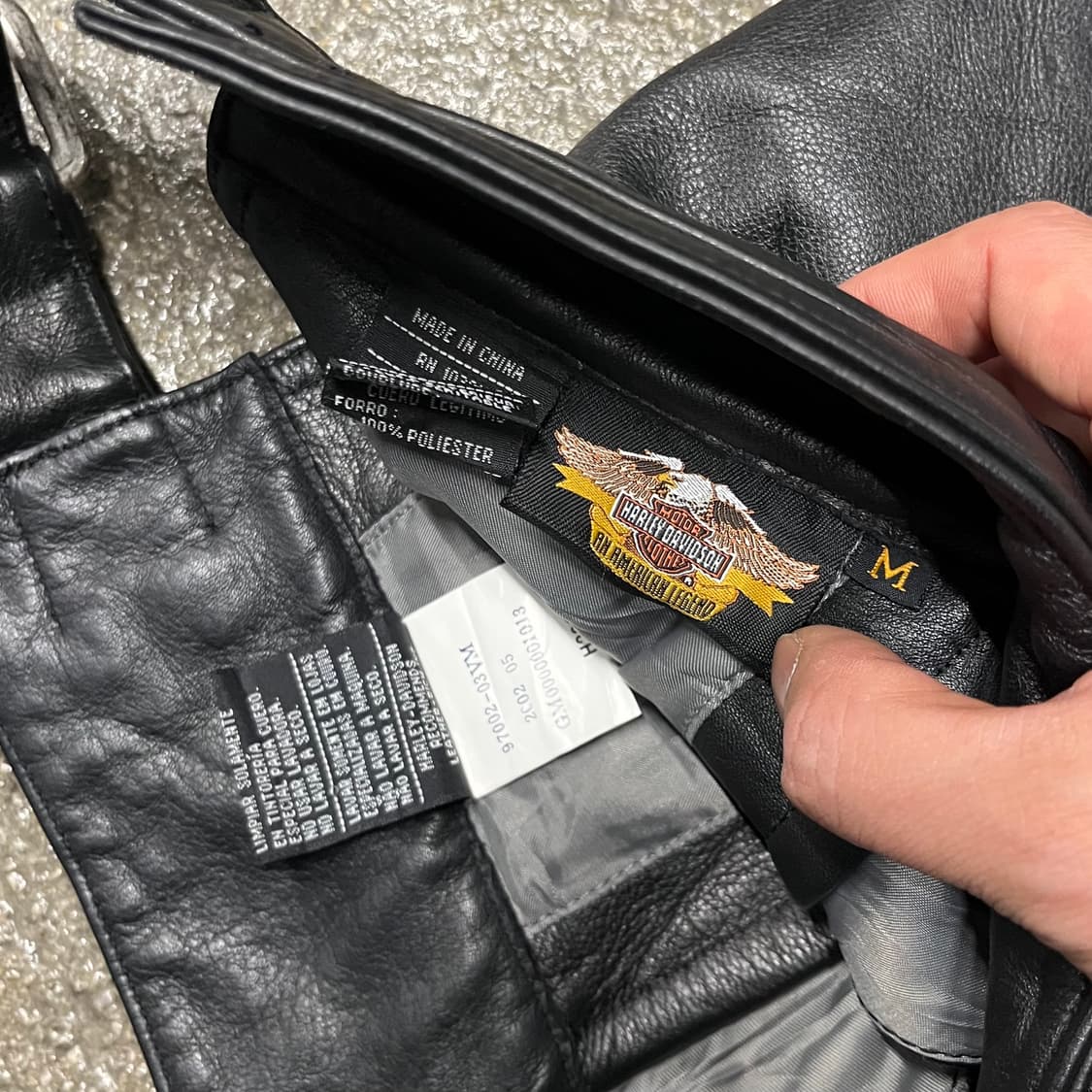 할리데이비슨 가죽 챕스 (M) 상품이미지8