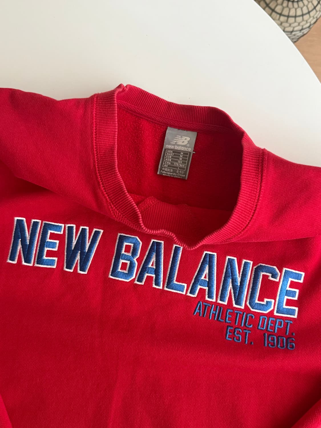 New Balance Red 맨투맨  상품이미지1