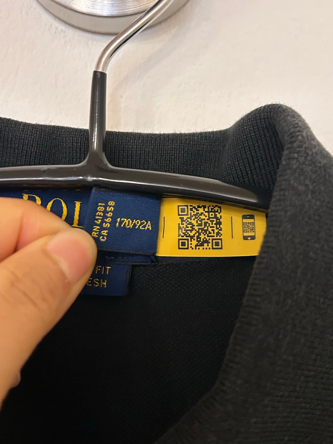 폴로 랄프로렌 커스텀 슬림핏 블랙 S 상품이미지4