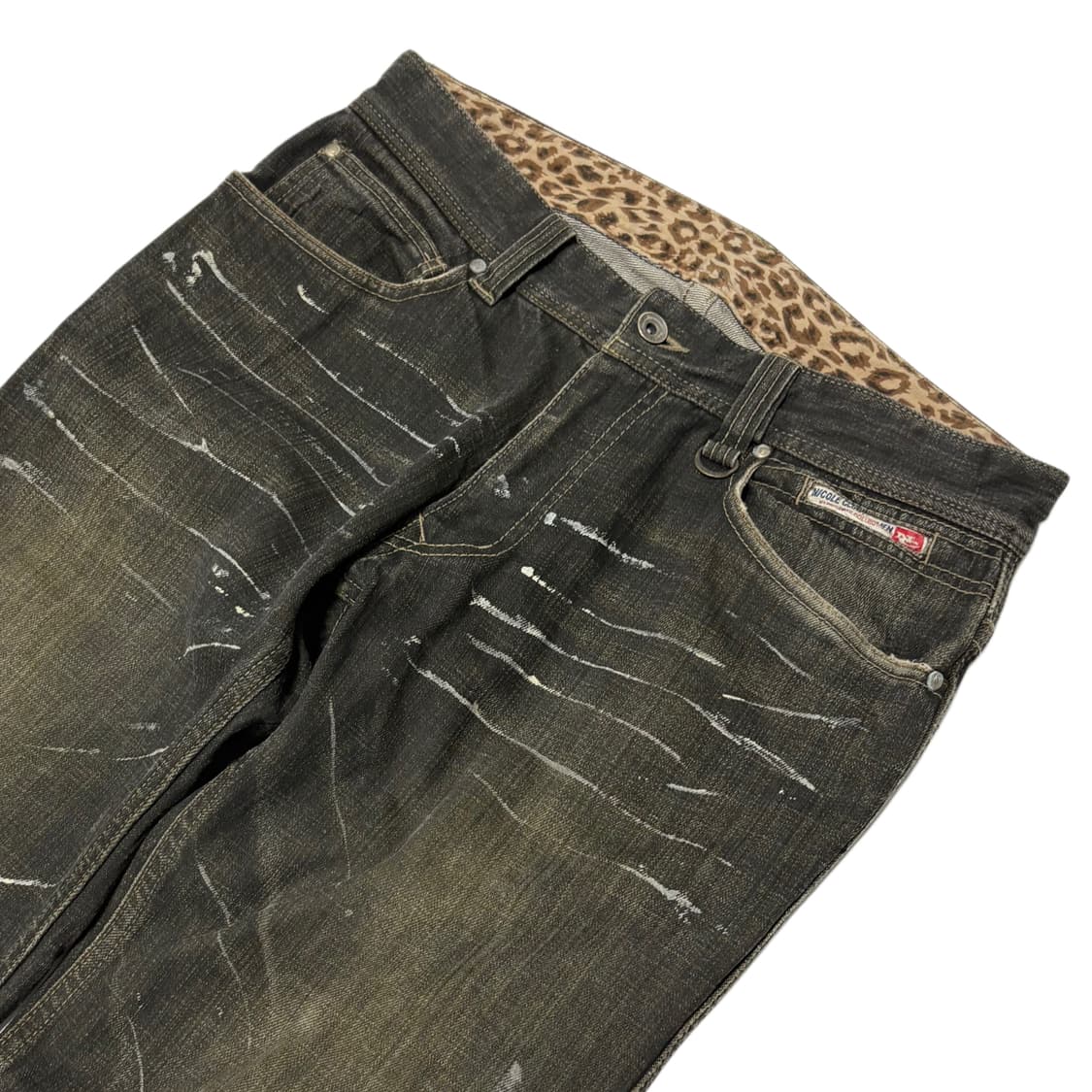 Nicole club for man wide jeans 상품이미지5