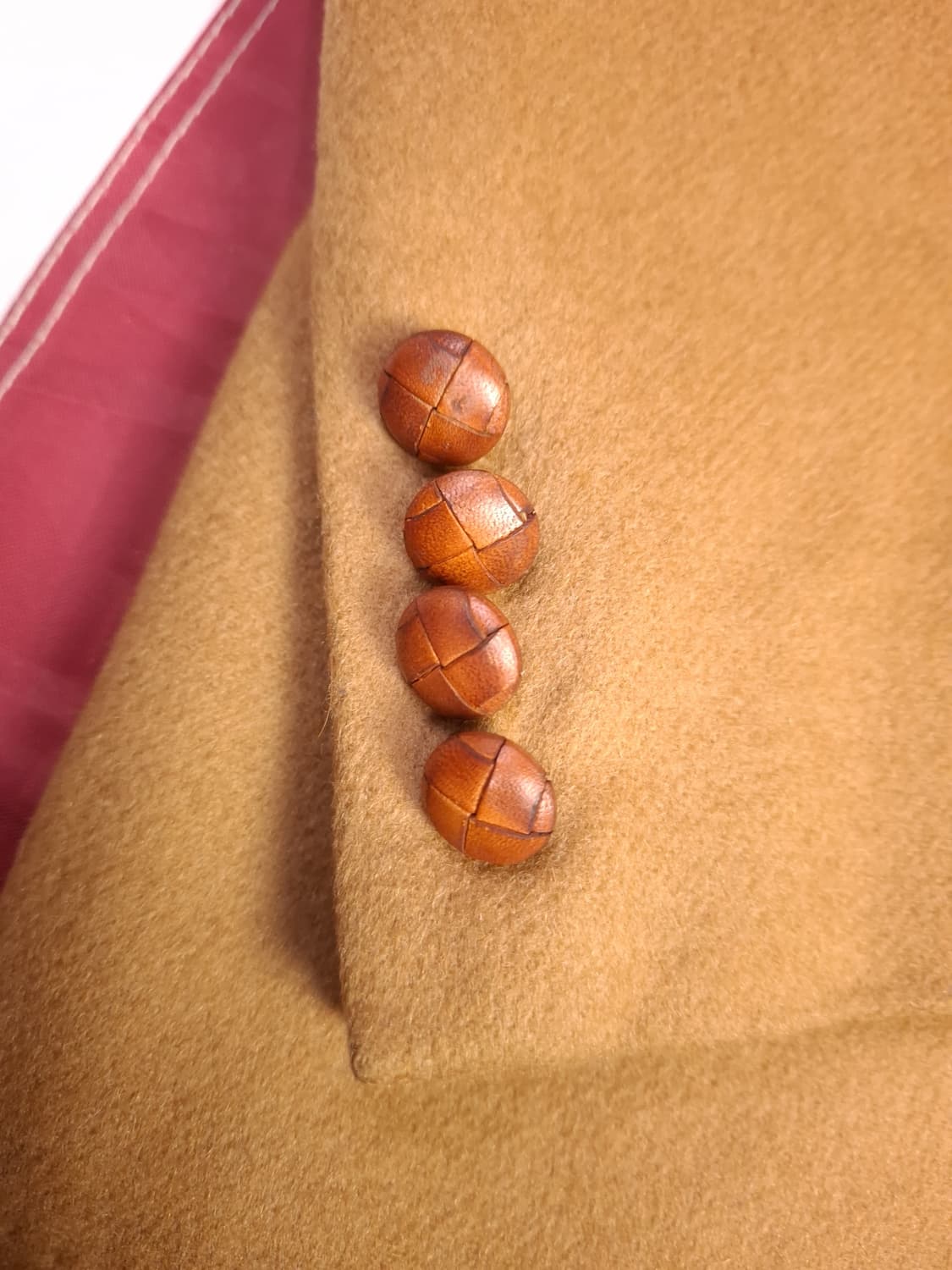 새제품급 오리지날 미국제조 랑방 카멜헤어 2버튼 블레이져 상품이미지7