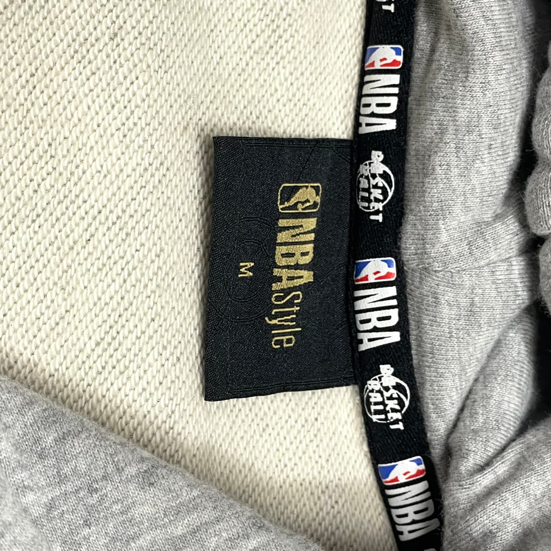 NBA 백프린팅 그레이 후드티 남성M 상품이미지3