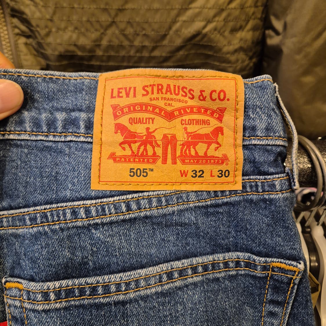 32인치 리바이스 505 청바지  상품이미지3