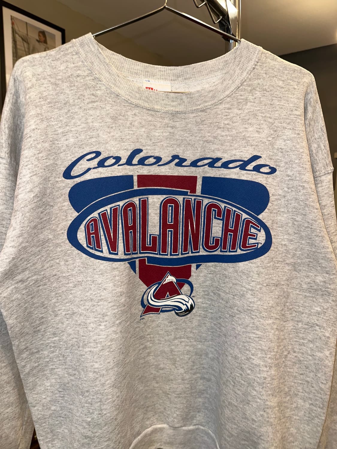90’s Hanes NHL Colorado Avalanche sweat 상품이미지4
