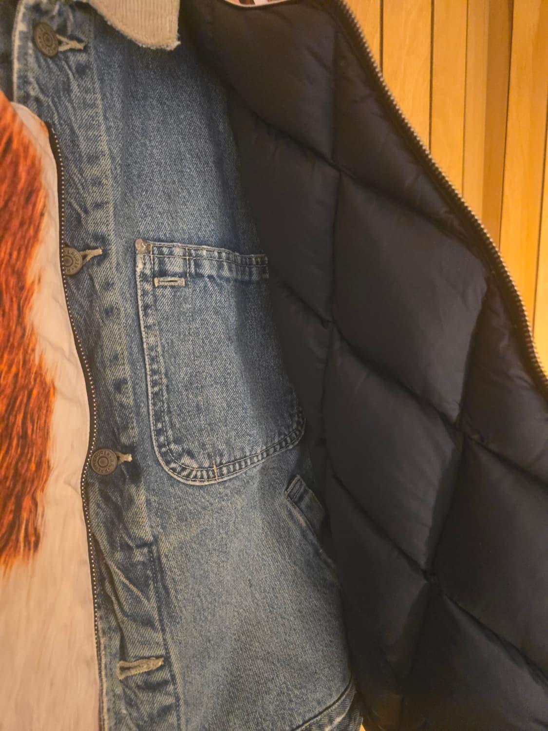 스투시 리버시블 구스 패딩 베스트 상품이미지3