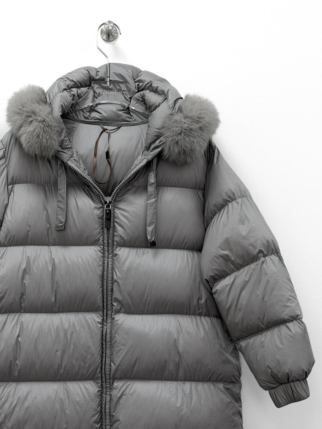 막스마라 더 큐브 라쿤 퍼 트리밍 롱 다운 패딩 코트 상품이미지2