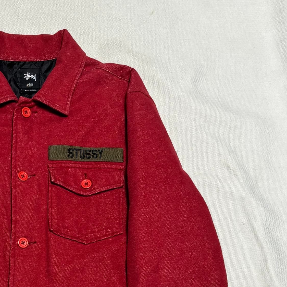 M 스투시 20주년 서플러스 인슐레이티드 셔츠 자켓 상품이미지1