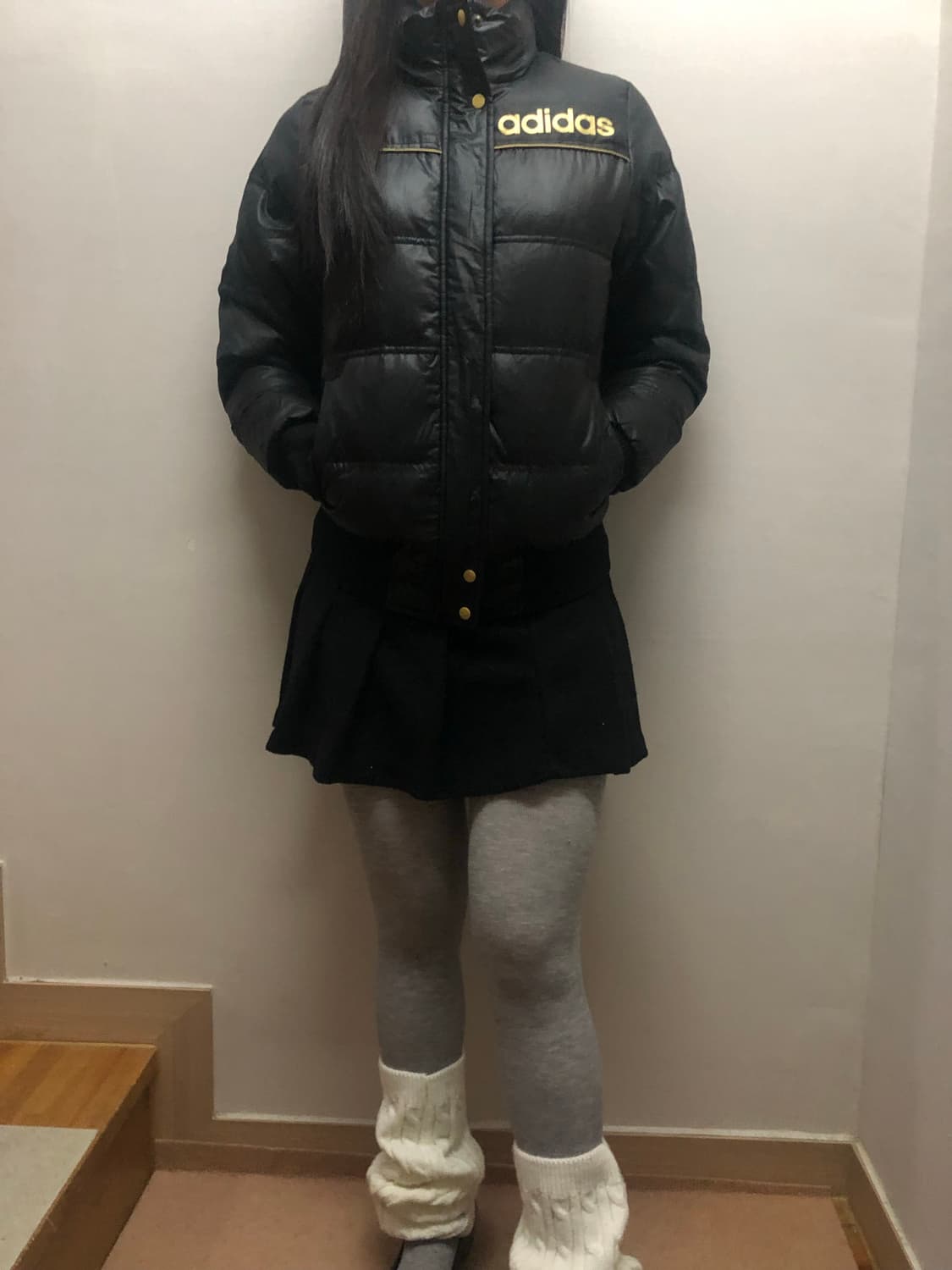 빈티지 아디다스 블랙 패딩 점퍼 상품이미지6