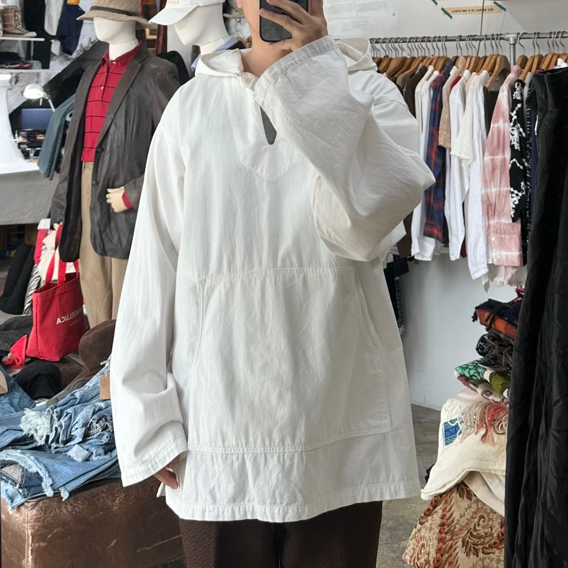 (착용컷) MexiPa 멕시칸 후드 파카 (남성용 110-115) 상품이미지3