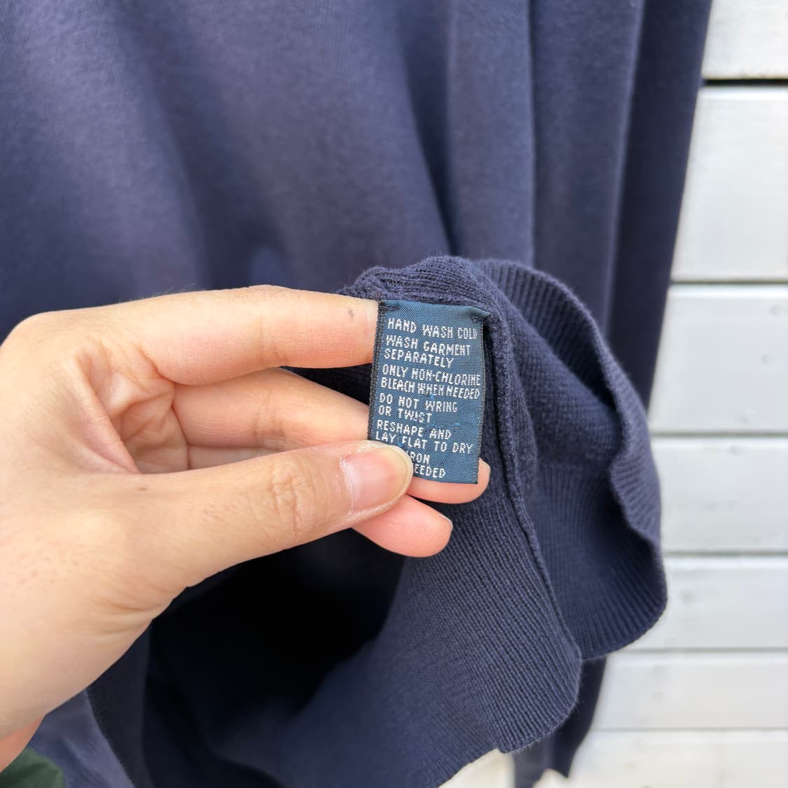 Polo 폴로 피마코튼 브이넥 니트 상품이미지6