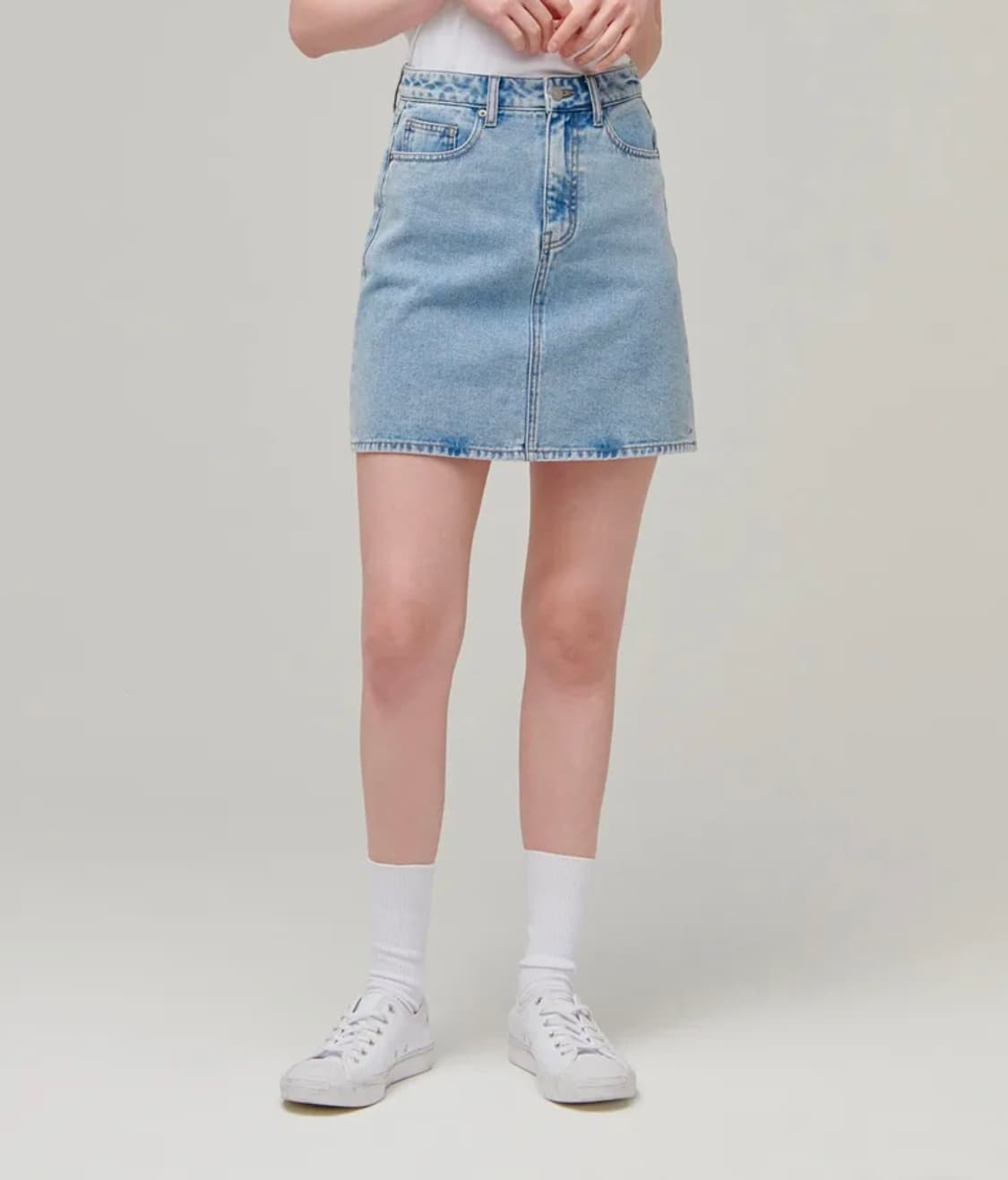 (1/20까지 할인)무신사 스탠다드 우먼 데님 스커트 XS 상품이미지1