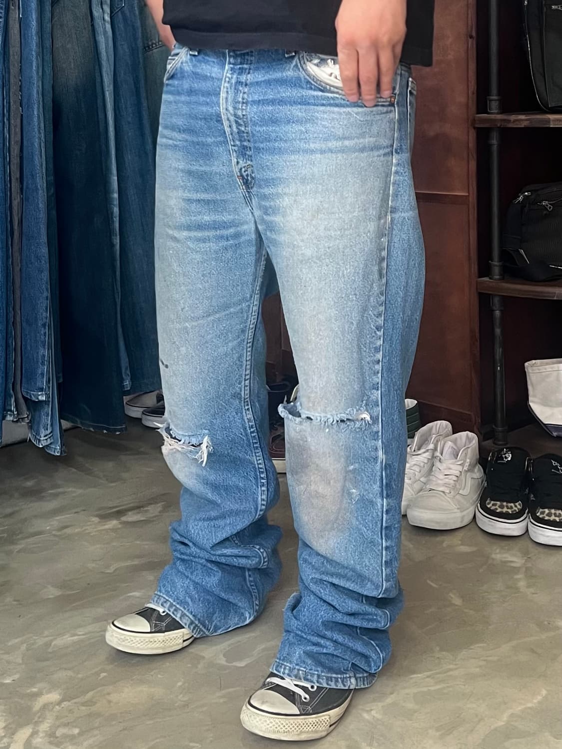 90’s MADE IN USA 오렌지탭 리바이스 517 36x34 상품이미지3