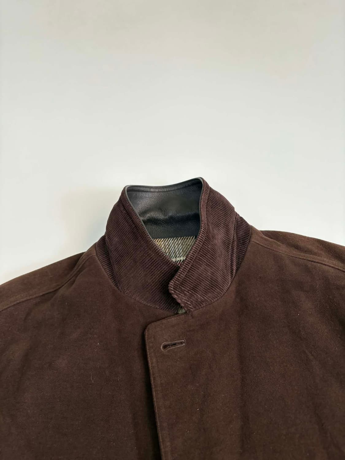 [95] 갤럭시 스웨이드 가죽 코트 자켓 상품이미지3