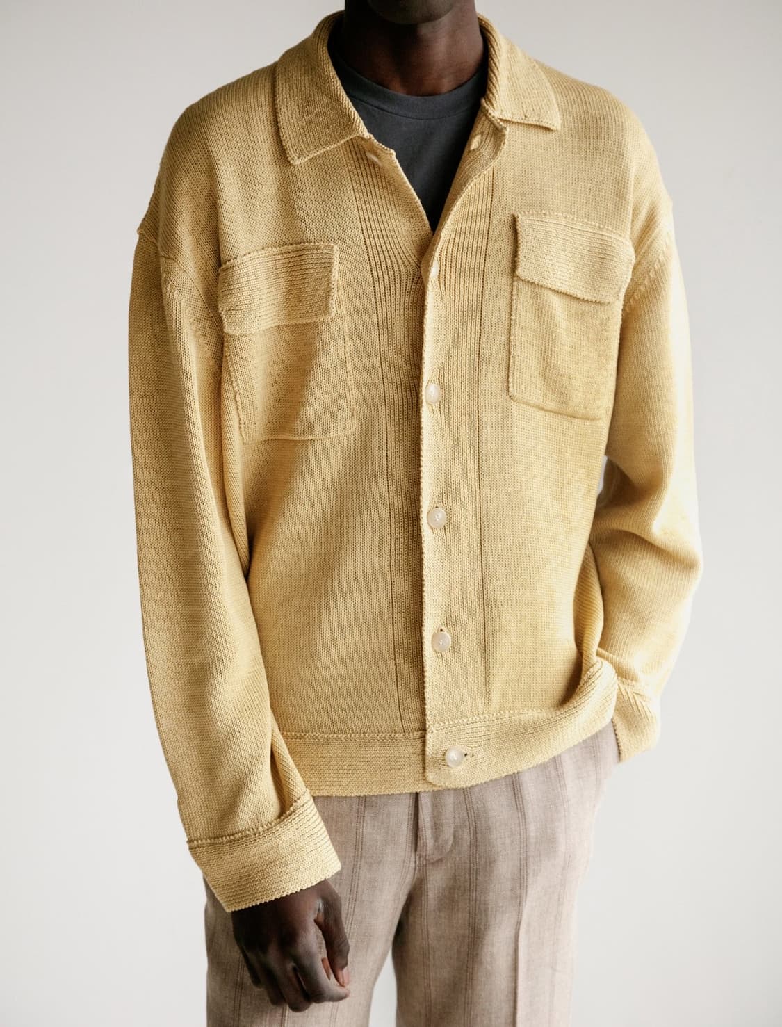 오라리 니트 블루종 1 상품이미지2