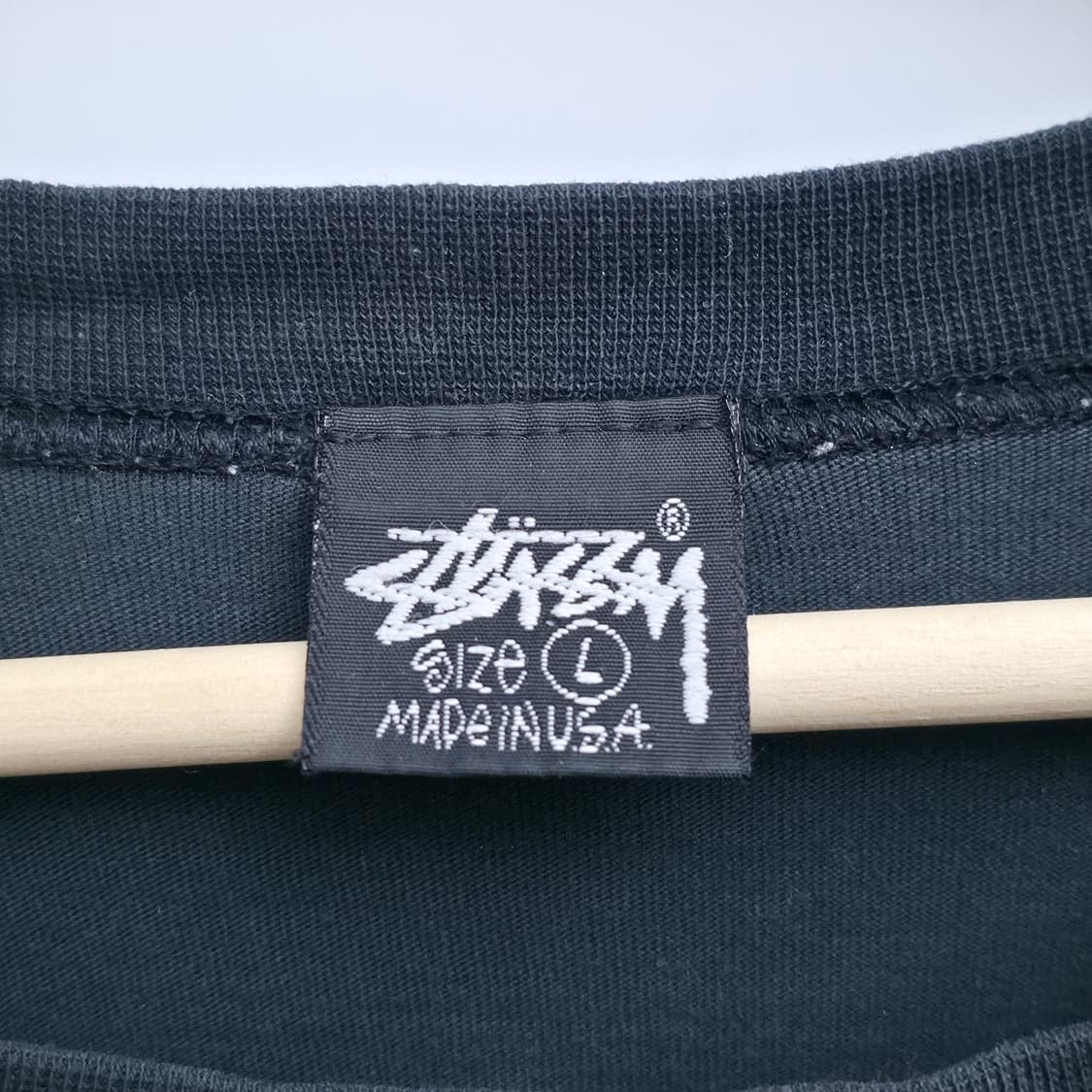 [L] 90's 올드 스투시 반팔티 made in USA 상품이미지7