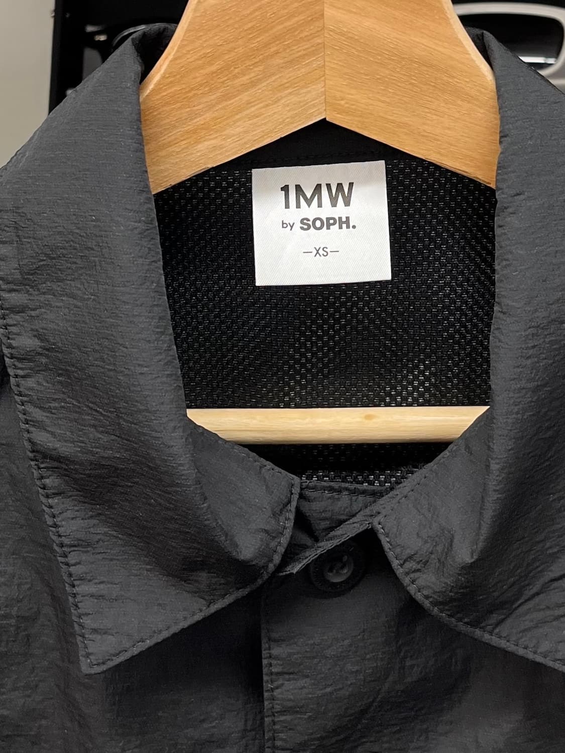 [90] 1MW by SOPH. 블랙 반팔 셔츠 상품이미지3