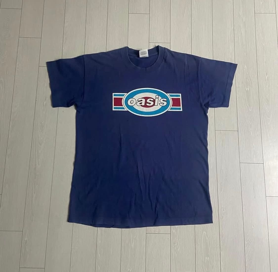 [L] 95년 oasis 오아시스 오리지날 투어 티셔츠 상품이미지1