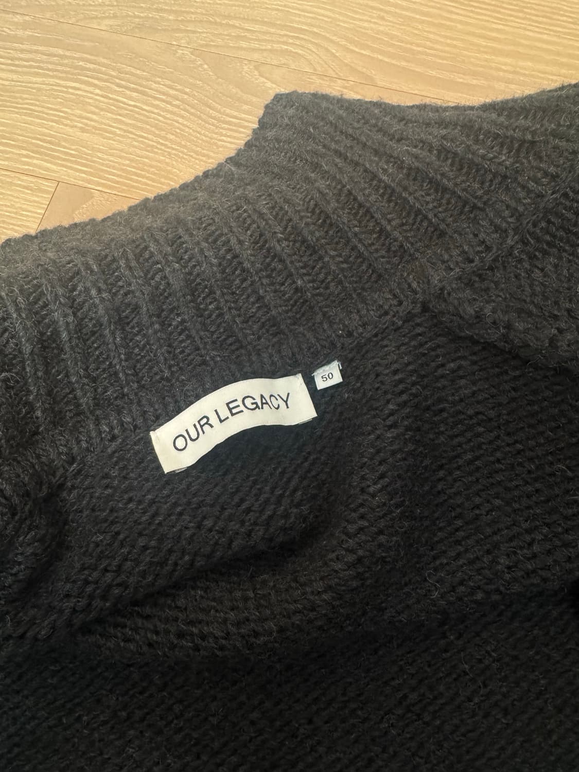 [50] 아워레가시 빅가디건 블랙 상품이미지2