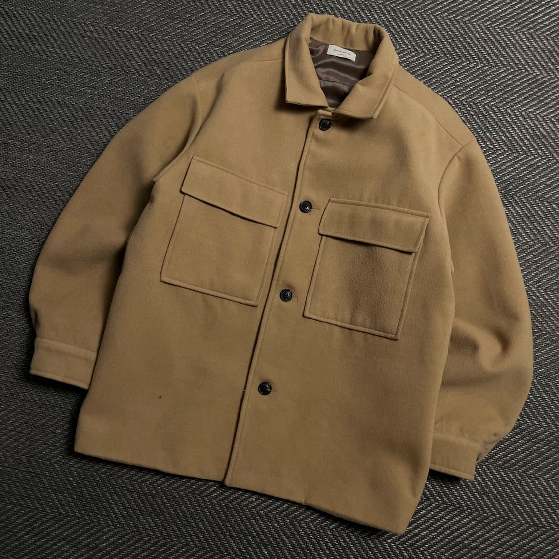 어반화이트 박시핏 모직 오버 셔츠 자켓y 5327 상품이미지3