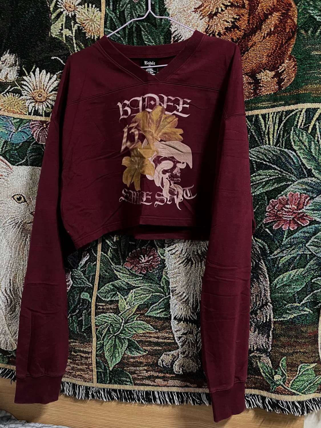 [vintage] Badee sweatshirt Burgundy M 상품이미지1