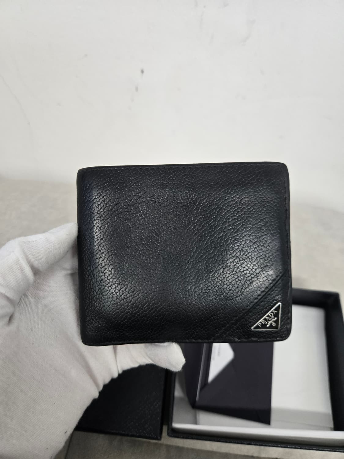 [보증서 정품] 프라다 사피아노 반지갑 상품이미지5