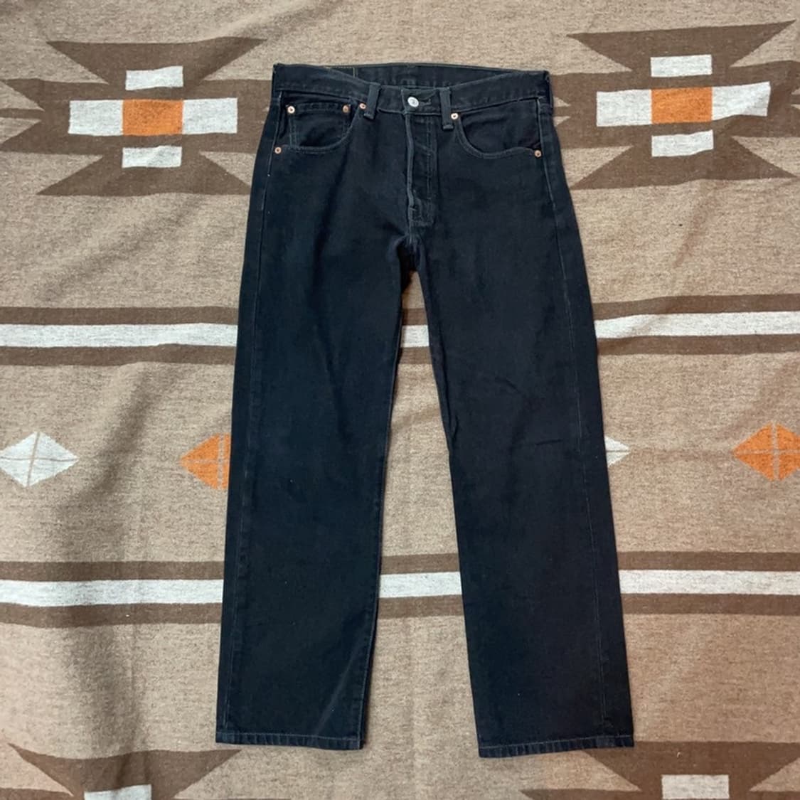 [30인치] 리바이스 501 버튼플라이 블랙진 상품이미지1