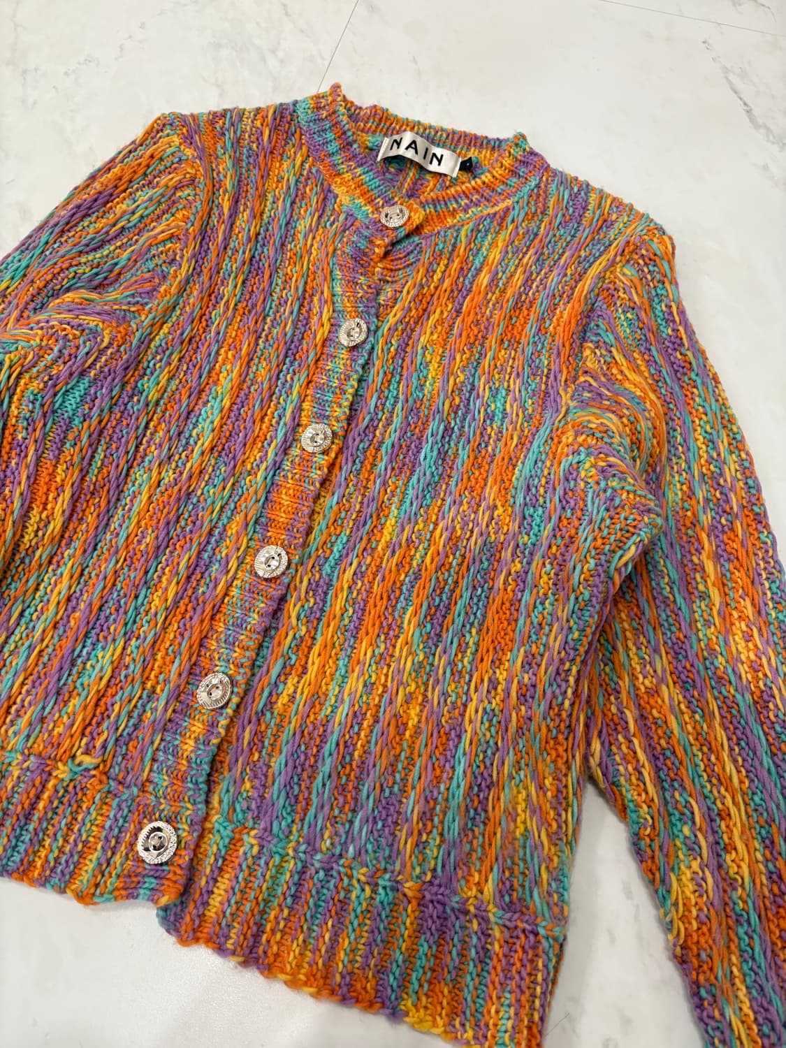 nain 레인보우니트가디건 상품이미지2
