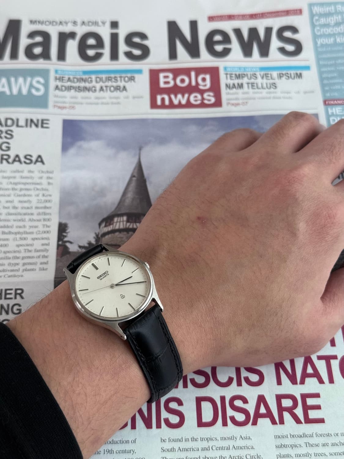 세이코 Seiko 쿼츠 래더 상품이미지4