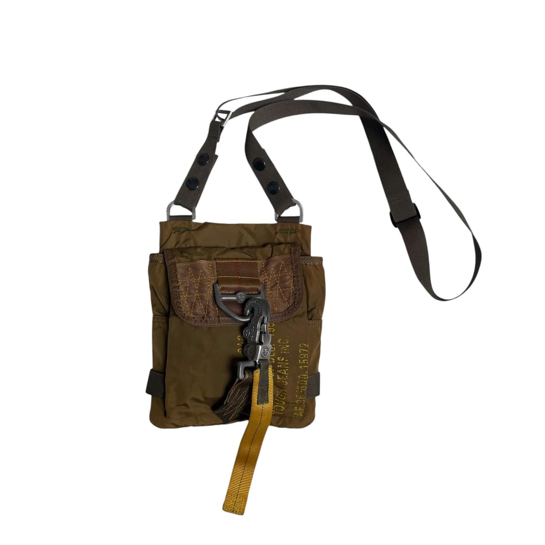 Tough jeansmith 엘로우 나일론 백 상품이미지1