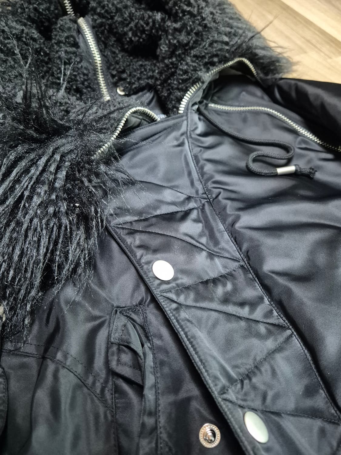 써저리 N2B 봄버/back-forth N2B jumper 'black' 상품이미지4