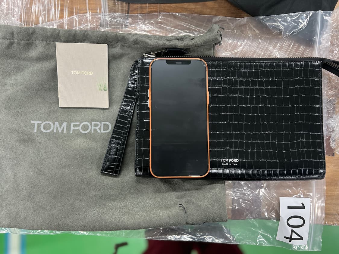 Tom Ford 톰포드 크로커 패턴 레더 클러치백 상품이미지2