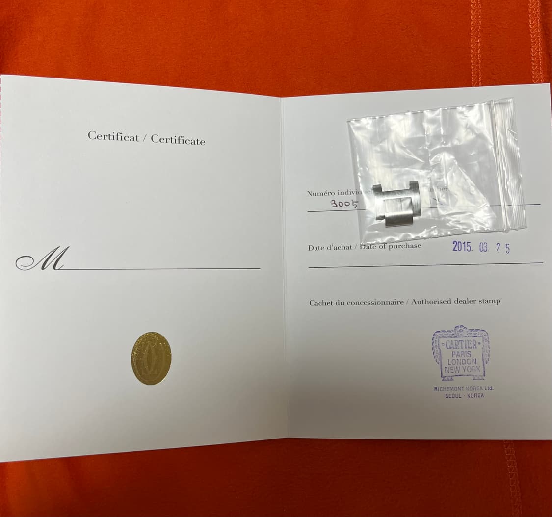 희기) 정품 까르띠에 발롱블루 36mm 리미티드 LC 한정판 상품이미지7