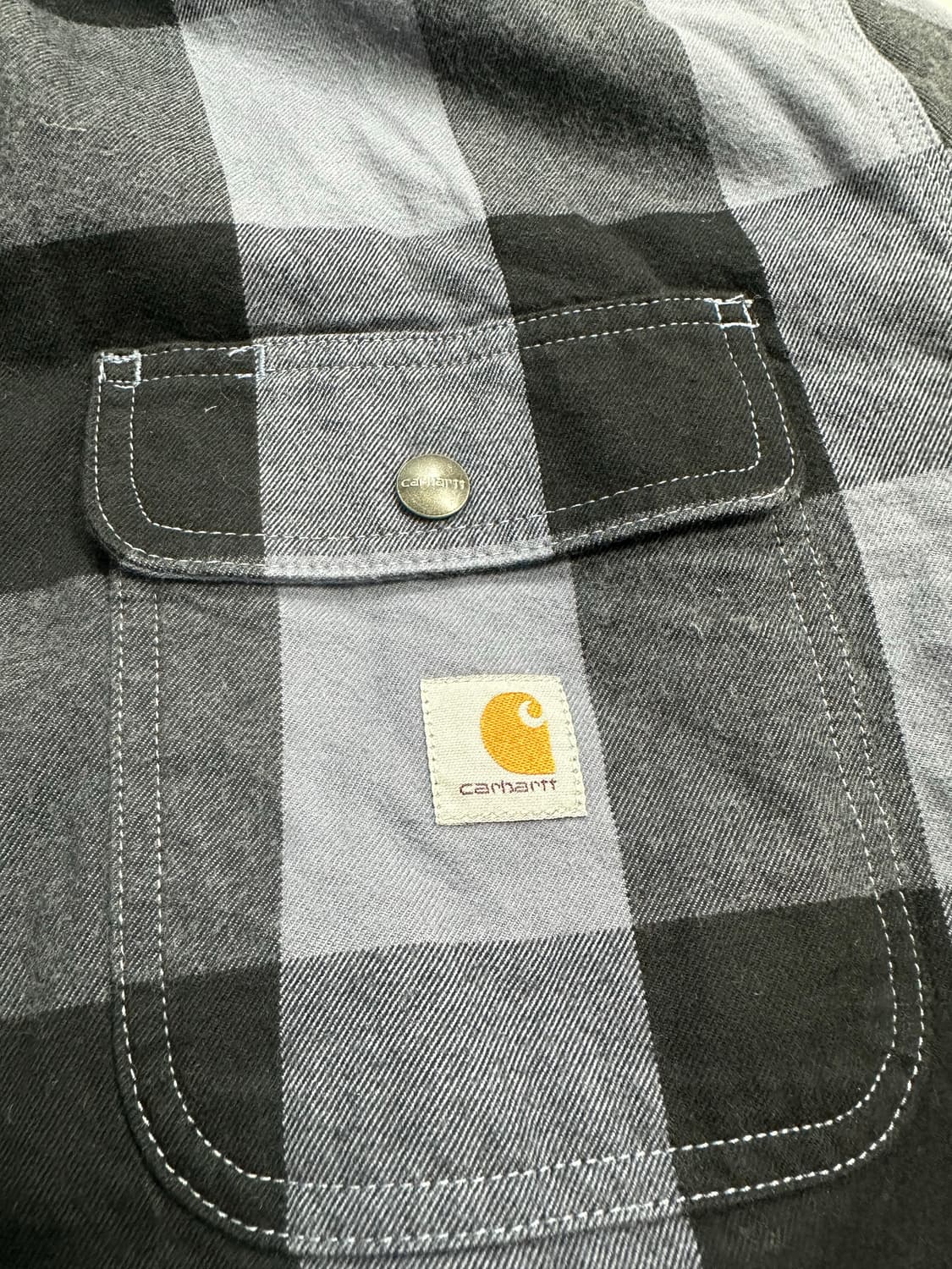 칼하트 퀼팅 체크 셔츠 XL 상품이미지3