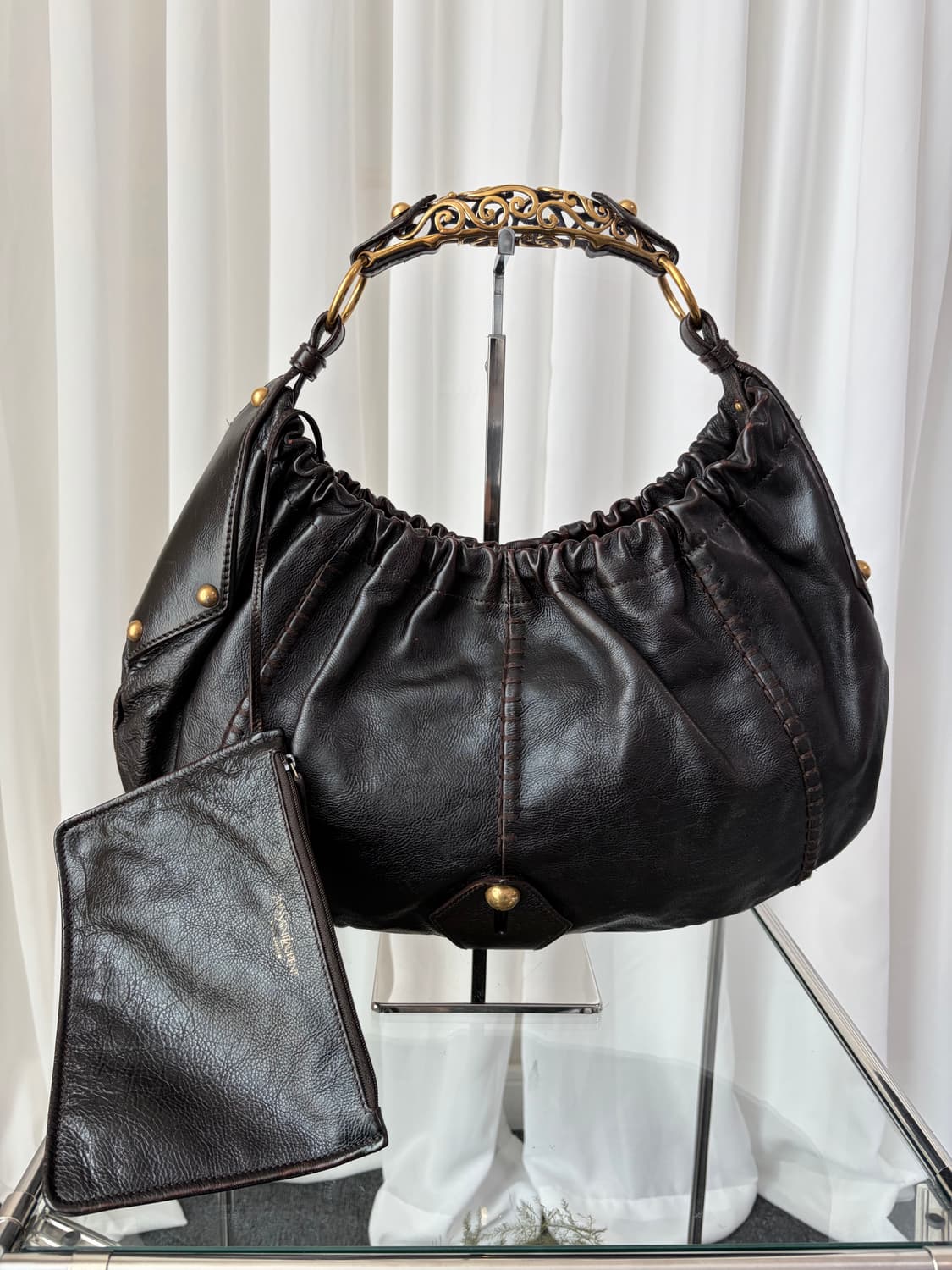 RARE 생로랑 몸바사 2013 컬렉션  숄더백 상품이미지4