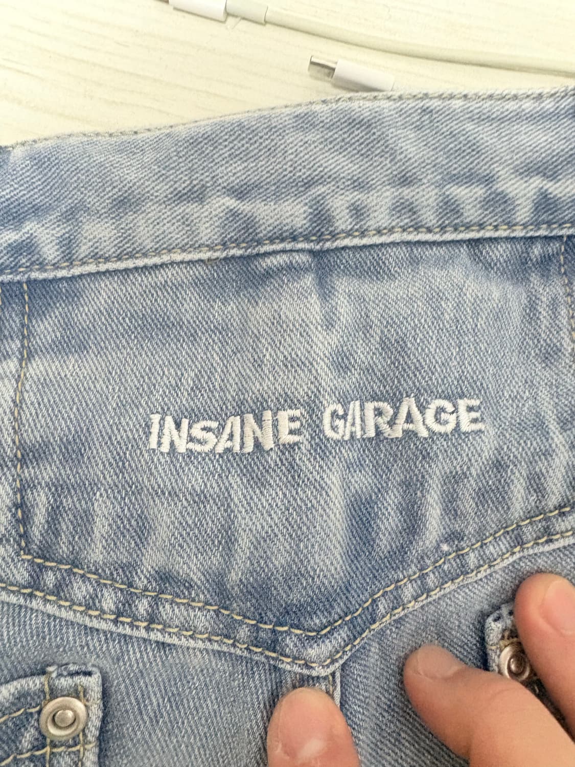 인세인개러지 스플래터 데님 3사이즈 상품이미지7