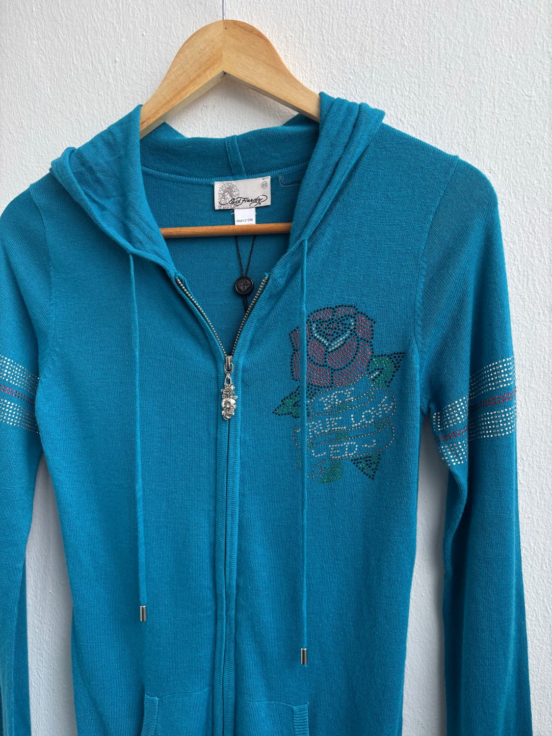 Ed Hardy Hooded Zip-Up Dress 상품이미지6