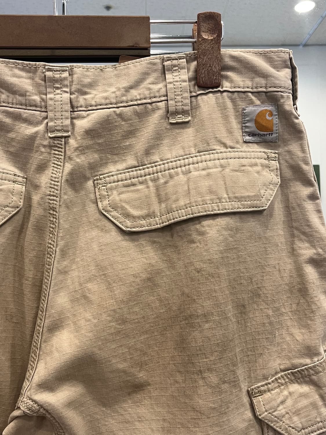 Carhartt 칼하트 립스탑 카고 하프 팬츠 (33inch) 상품이미지6