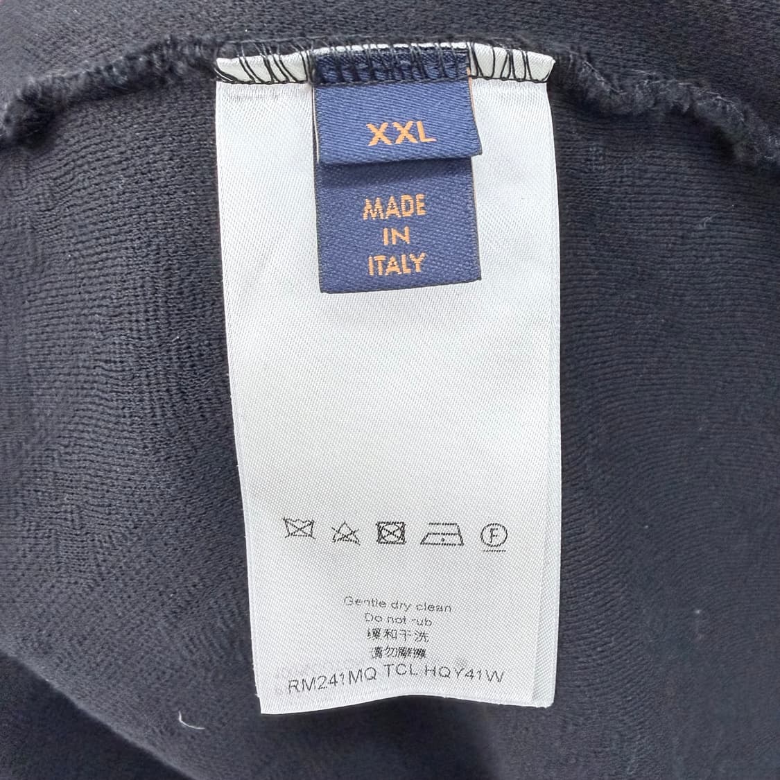 [S급/2XL] 루이비통 LV 모노그램 포켓 반팔 니트 블랙 상품이미지7