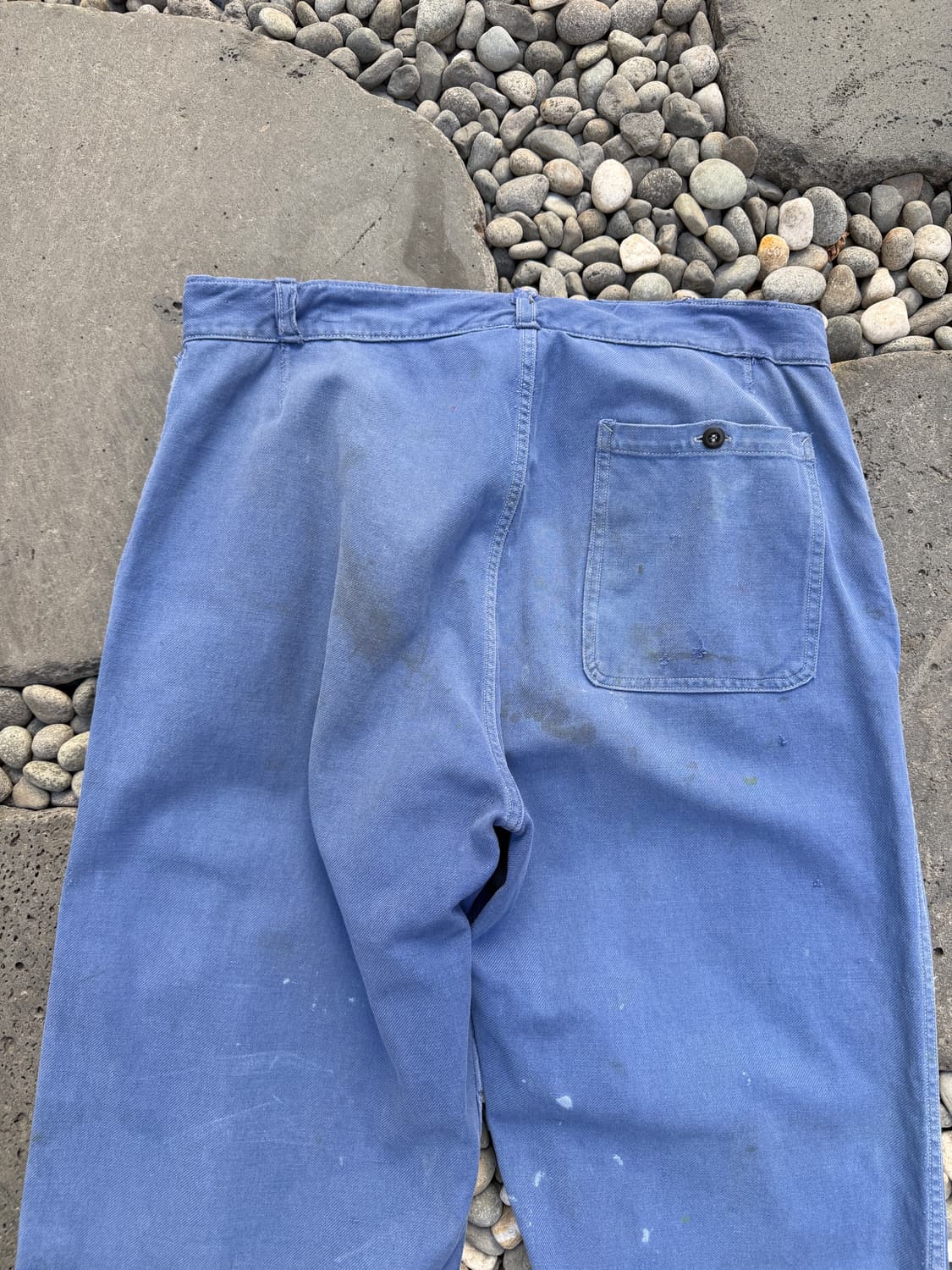 FADED WASHED BLUE PATCHWORK 프렌치워크팬츠 상품이미지7