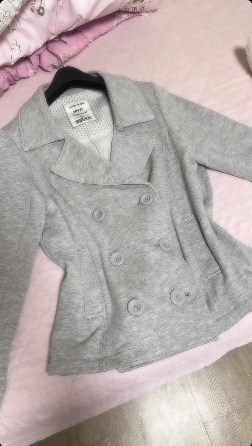 COLZA 그레이 하프 코트 일본브랜드 히메갸루 오네갸루 stc이코핑세 상품이미지1