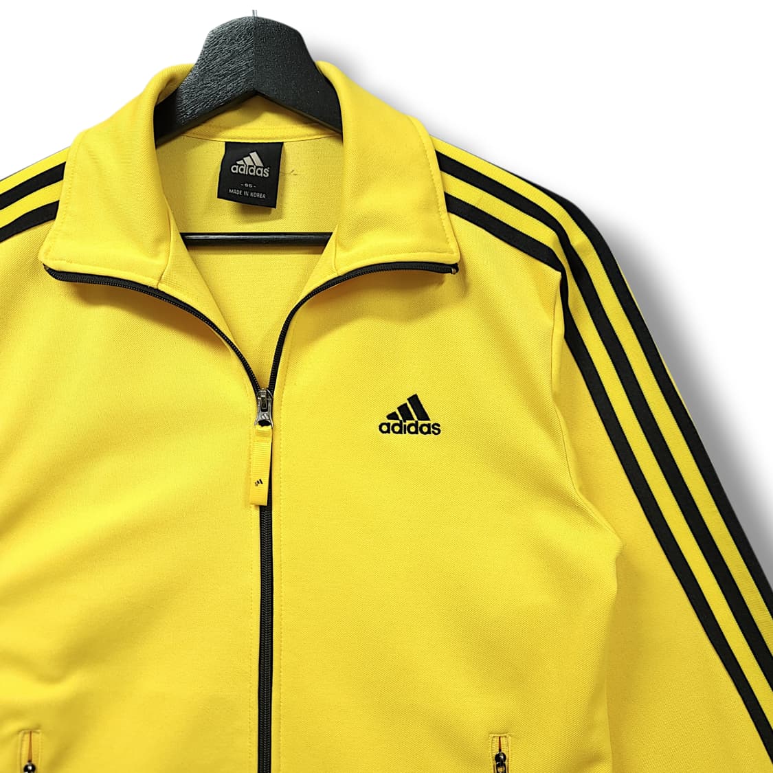 [95] 아디다스 옐로우&블랙라인 퍼포먼스 트레이닝 니트 트랙탑져지 상품이미지3