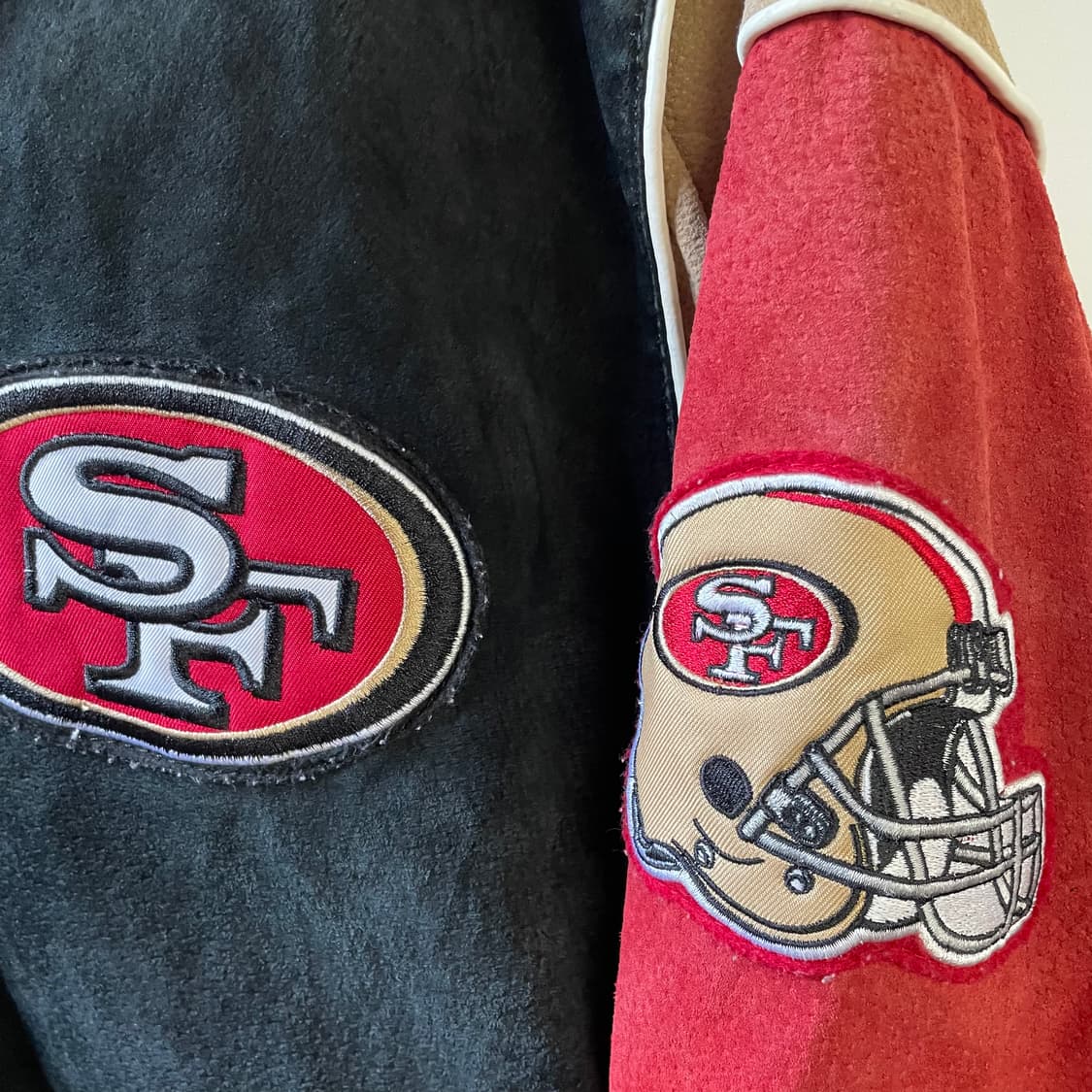 앤에프엘 포티 나이너스 가죽 스웨이드 봄버자켓 상품이미지6